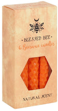 Load image into Gallery viewer, Beeswax Spell Candles - Orange - Blessed Bee