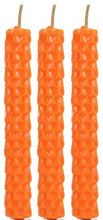 Load image into Gallery viewer, Beeswax Spell Candles - Orange - Blessed Bee