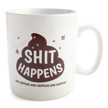 Load image into Gallery viewer, Koolface: Sh*t Happens - Giant Novelty Coffee Mug (900ml)
