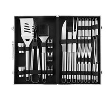 Load image into Gallery viewer, BBQ Grill Tool Set - 26-Piece (With Aluminium Carry Case)