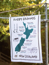 Load image into Gallery viewer, Moana Road: Rugby Grounds Tea Towel