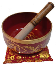 Load image into Gallery viewer, Chakra Singing Bowl - Red