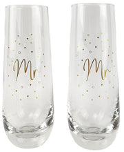 Load image into Gallery viewer, Urban Products: Mr &amp; Mr Champagne Glasses