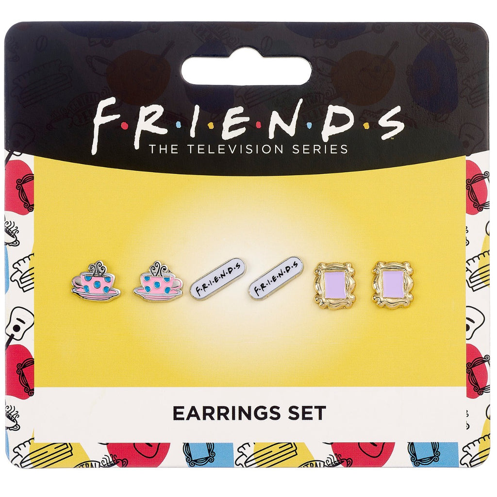 The Carat Shop: Friends- Earring Stud Set (Set of 3) - Friends (Television Series)