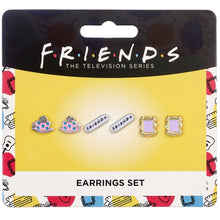 Load image into Gallery viewer, The Carat Shop: Friends- Earring Stud Set (Set of 3) - Friends (Television Series)