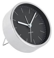 Load image into Gallery viewer, Karlsson: Minimal Alarm Clock - Black