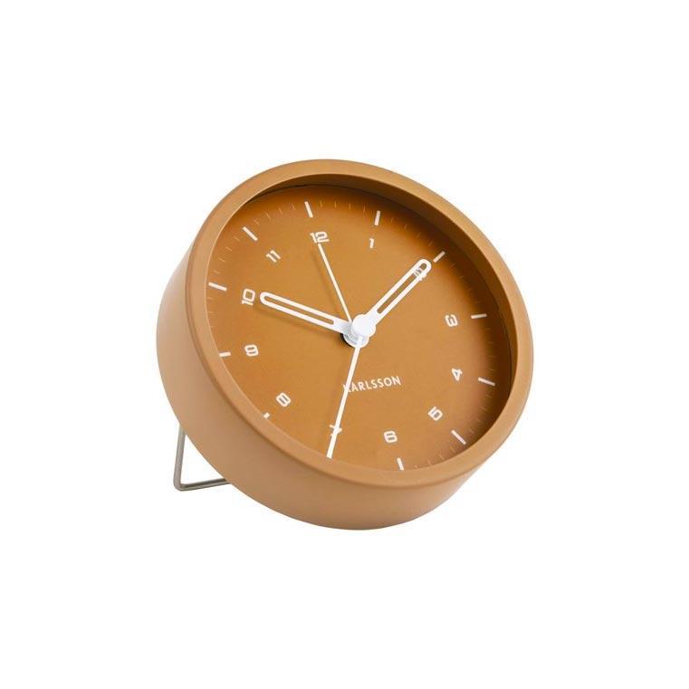 Karlsson: Tinge Alarm Clock - Caramel Brown