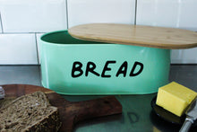 Load image into Gallery viewer, Moana Road: Enamel Bread Bin