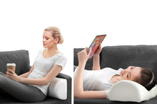 Load image into Gallery viewer, Ovela Half Moon Memory Foam Bolster Ankle &amp; Knee Pillow