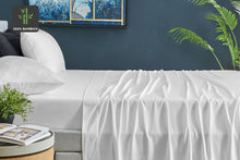 Load image into Gallery viewer, Ovela 100% Natural Bamboo Bed Sheets Set (Double, White)