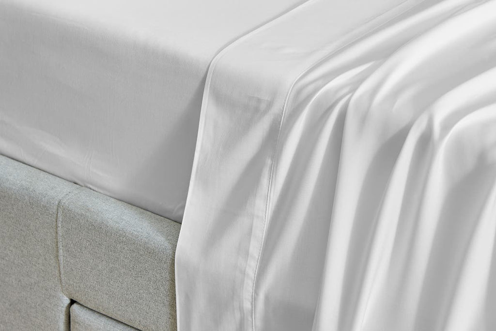 Ovela 100% Natural Bamboo Bed Sheets Set (Double, White)