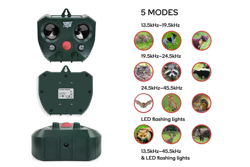 Pestill Solar Ultrasonic Possum & Pest Repeller