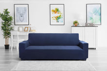 Load image into Gallery viewer, Ovela 3 Seater Sofa Cover Stretch (Navy)