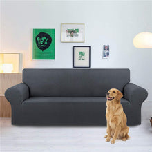 Load image into Gallery viewer, Stretch Sofa Slipcover - Grey (3-Seat)