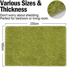 Load image into Gallery viewer, Soft Area Rug - Green (Large, 153 x 203cm)