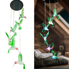 Load image into Gallery viewer, LED Solar Wind Chime - Bird