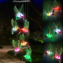 Load image into Gallery viewer, LED Solar Wind Chime - Bird