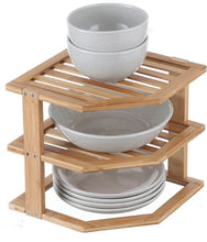Load image into Gallery viewer, L.T. Williams: Bamboo Plate Stacker