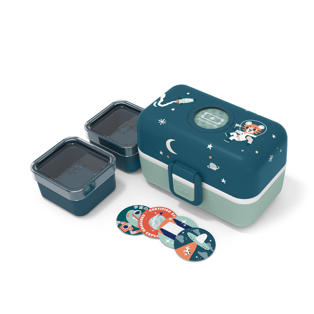 Monbento: Tresor Graphic Kids Lunch Box - Cosmic Blue