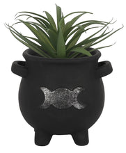 Load image into Gallery viewer, Triple Moon Cauldron - Plant Pot