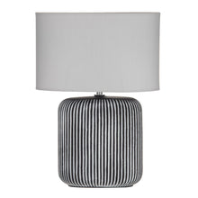 Load image into Gallery viewer, Amalfi: Claro Table Lamp (White/Black)