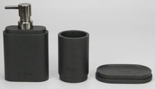 Load image into Gallery viewer, Bubble: Justin Bathroom 3-Piece Set - Black Stone
