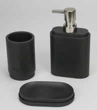 Load image into Gallery viewer, Bubble: Justin Bathroom 3-Piece Set - Black Stone