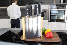 Load image into Gallery viewer, Taylor&#39;s Eye Witness: Double Sided Bamboo Magnetic Universal Knife Block