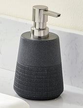 Load image into Gallery viewer, Bubble: Bathroom Soap Dispenser - Black Stone