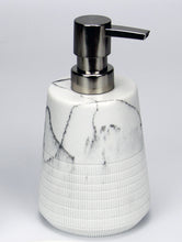 Load image into Gallery viewer, Bubble: Bathroom Soap Dispenser - White Marble Stone