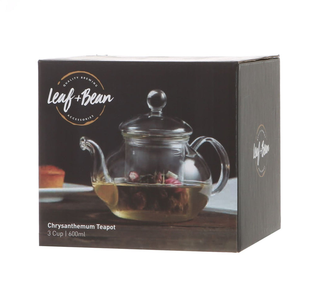 Leaf & Bean: Chrysanthemum Teapot With Filter - 3 Cup/600ml