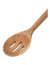 Load image into Gallery viewer, KitchenAid: Maple Wood Slotted Spoon