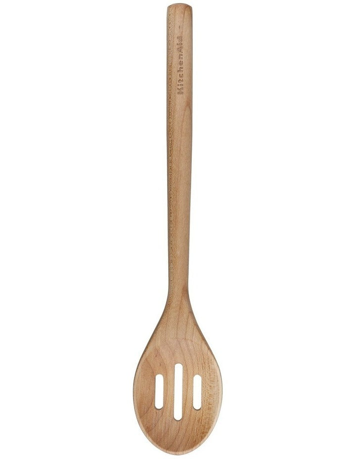 KitchenAid: Maple Wood Slotted Spoon