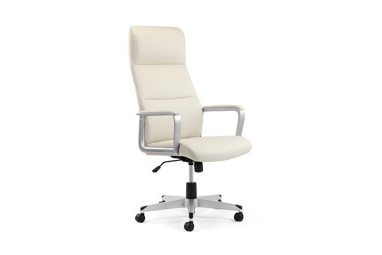 Ergolux Manhattan Office Chair (Cream White)
