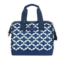 Load image into Gallery viewer, Sachi: Insulated Lunch Bag - Moroccan Navy - D.Line