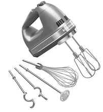Load image into Gallery viewer, KitchenAid: 9 Speed Artisan Hand Mixer - Contour Silver