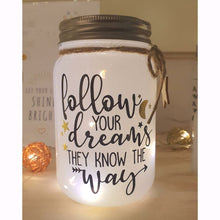 Load image into Gallery viewer, Stellar Haus: Follow your Dreams Sparkle Jar