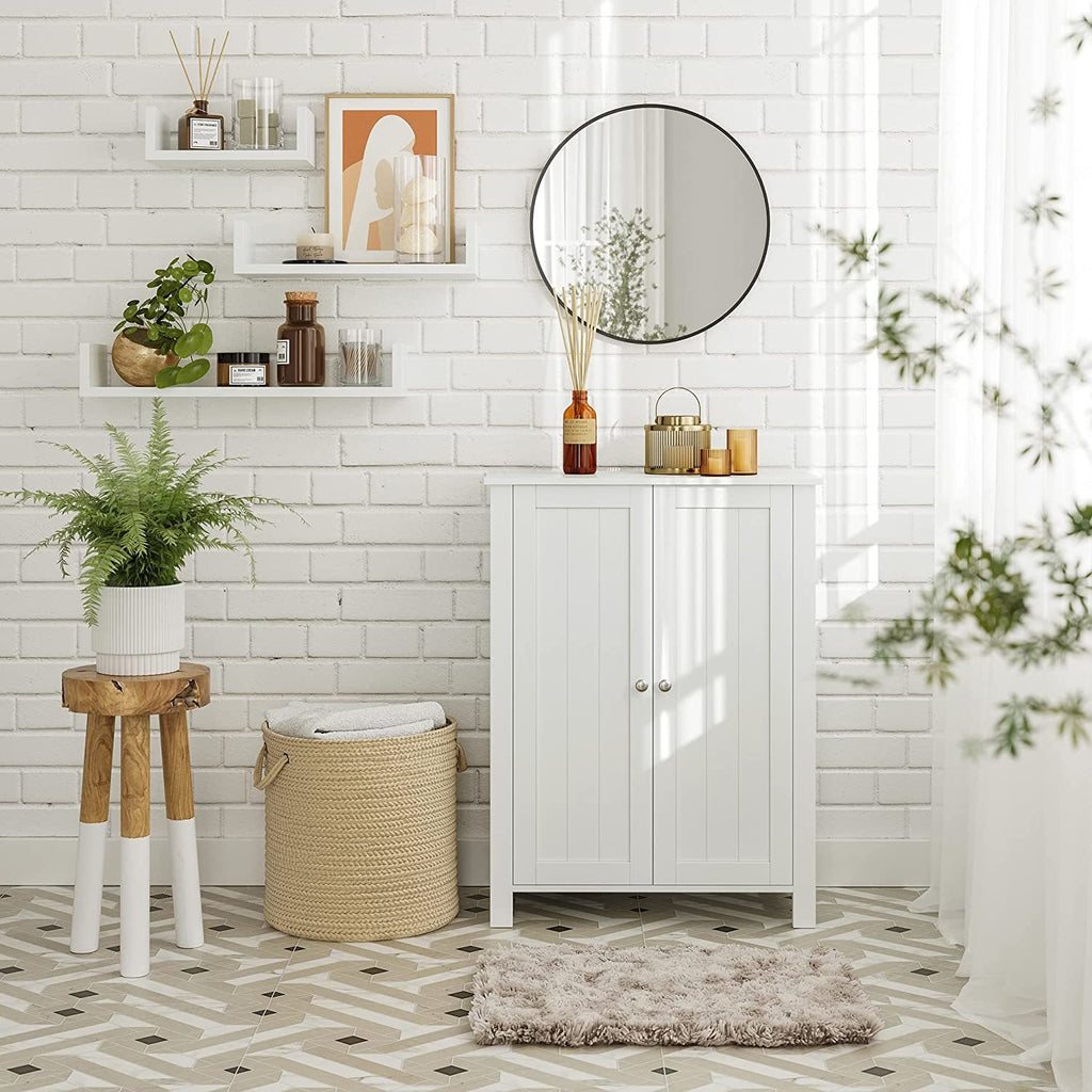Vasagle Soglio Freestanding Double Door Bathroom Cabinet