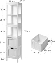 Load image into Gallery viewer, Vasagle Soglio Bathroom Tall Cabinet Linen Tower