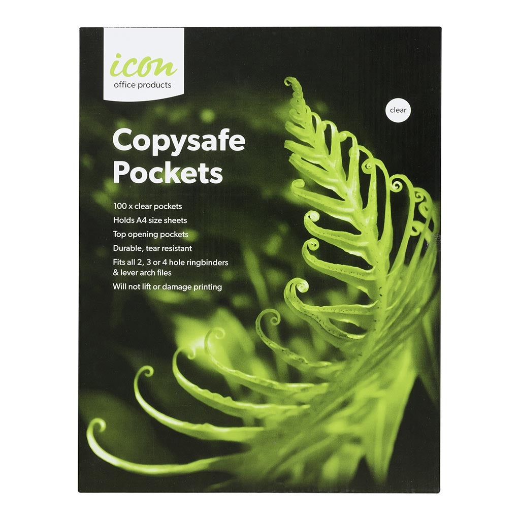Icon: Copysafe Pockets - A4 (Pack 100)