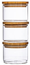 Load image into Gallery viewer, Sass &amp; Belle: Stacking Glass Storage Jars - (Set of 3)