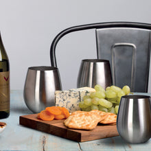 Load image into Gallery viewer, Po di Fame: Stemless Stainless Steel - Wine Glass Set