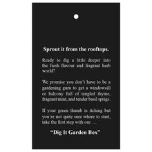 Load image into Gallery viewer, Po di Fame: Dig It - Garden Box