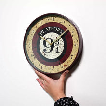 Load image into Gallery viewer, Harry Potter Wall Clock - Platform 9 3/4