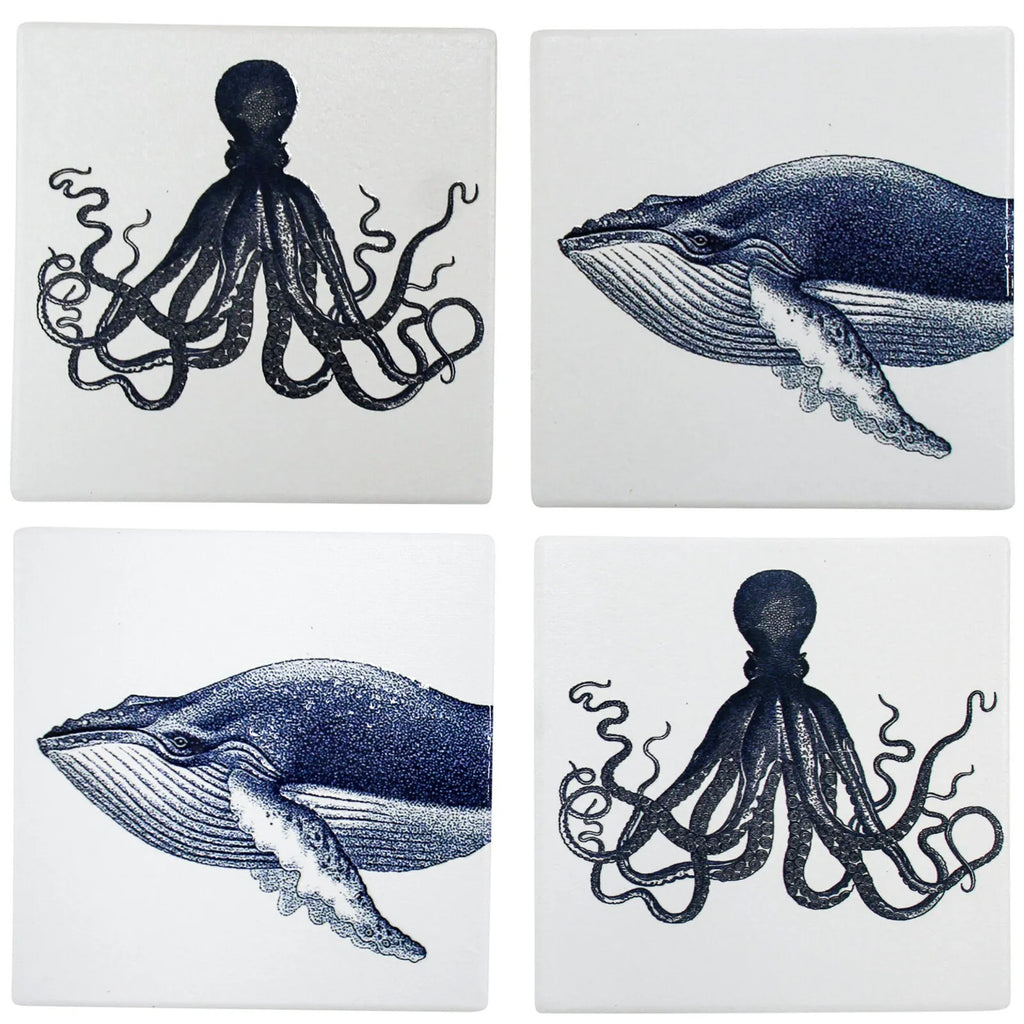 Lavida: Coasters - Octo Whale (Set of 4)