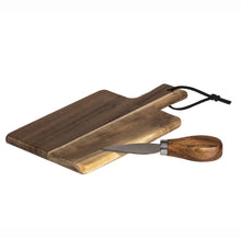 Load image into Gallery viewer, Davis &amp; Waddell: Fine Foods - Cheese Tasting Paddle with Knife
