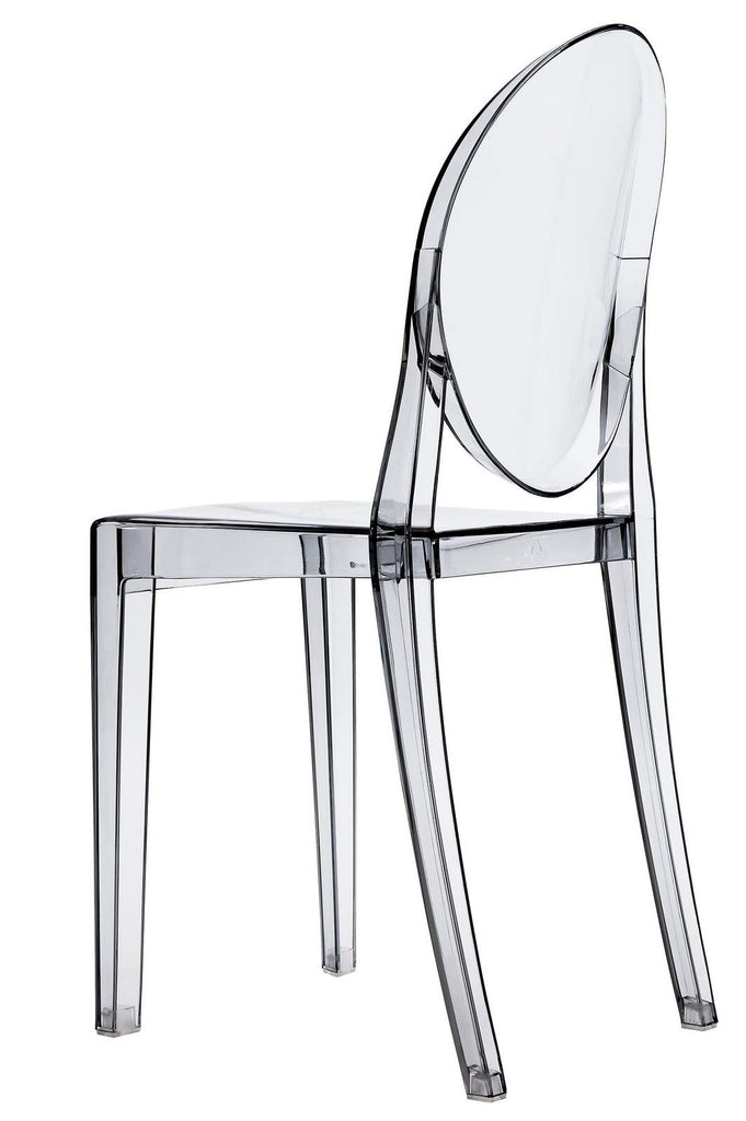 Matt Blatt Set of 2 Philippe Starck Victoria Ghost Chair Replica (Smoke)