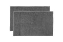 Load image into Gallery viewer, Bambury: Elvire Bath Mat - Pewter (Pack of 2)