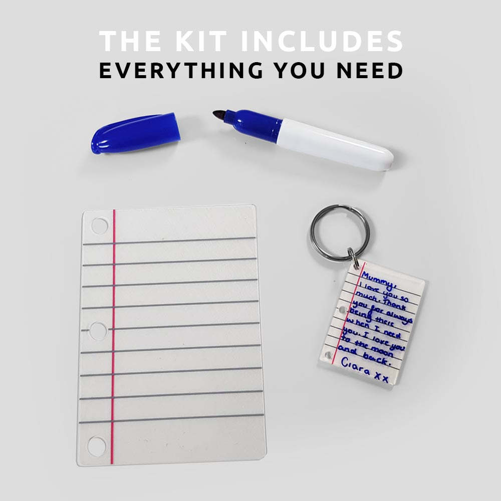 Pikkii: Little Letter - Shrink Keyring