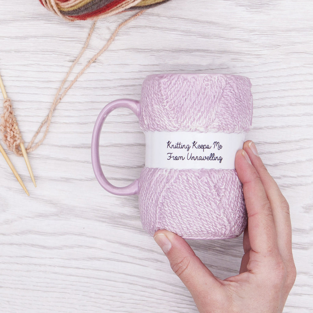 Boxer Gifts: Unravelling - Knitting Novelty Mug